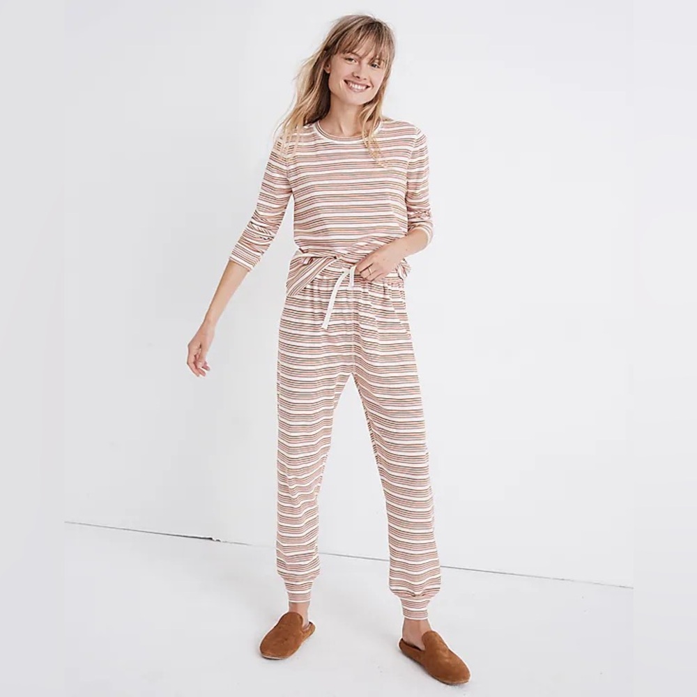 Madewell Honeycomb Kasson Stripe pajama set - Picture 2 of 10